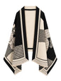 Women's Reversible Pashmina Shawl Wrap for Women Big Scarf Holiday Gifts - color: Black-hazel Brown