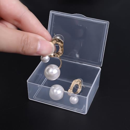 Transparent Storage Box Rectangular Plastic Jewelry Stationery Container Case Multipurpose Home Organizer Boxes