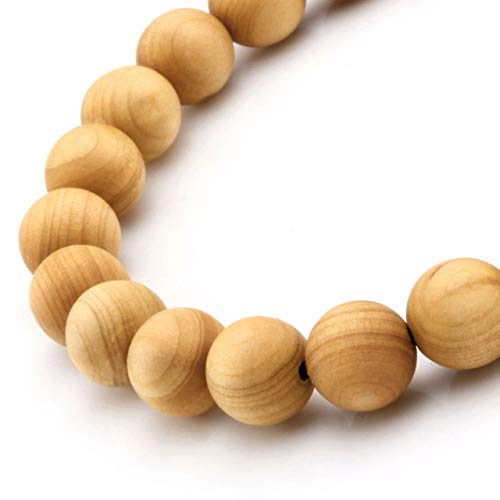 Men Women Wooden Bead Bracelet Natural Wood Yoga Bracelet Bangle - color: E:6pcs 8mm