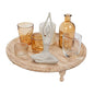 Bloomingville Yoga Figure and Glass Votive Candle Holder Set, Multicolor, Set of 7