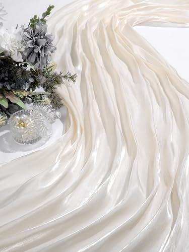 Geyoga Women's Scarf Shawls and Wraps for Evening Dress Fashion Scarf for Wedding Bridesmaid Ramadan Gifts - color: Ivory