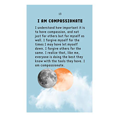 I AM & CO I AM Everything Affirmation Cards Deck - 30 Card Deck - Daily Affirmation Cards for Self Love, Positive Mindset, Motivation & Manifestation - Mindfulness and Self Care Inspirational Cards