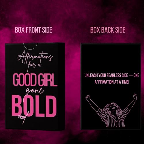 Affirmation Cards for a Good Girl Gone Bold - 52 Affirmation Cards for Women - Self Care Gifts for Women - Mindfulness Card - Positive Affirmations Cards - Small Valentine Gifts