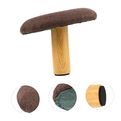 Outanaya Ergonomic Wooden Kneeling Bench 8.26X8.26X5.90In Posture Correction Chair for Office Meditation Reading Relieves Leg Pressure and Enhances Core Strength
