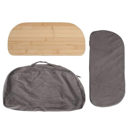 Alomejor Meditation Bench, Folding Kneeling Stool with Soft Cotton Cushion and Non Slip Pads, for Relaxation Zen Meditation Home Yoga