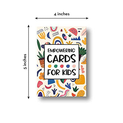 Empowering Cards for Kids - Teaches Mindfulness, Affirmations, Self Esteem, Relaxation & More