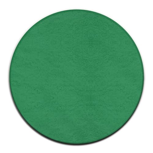 Home Decor Modern Round Area Rug, Non-Slip Kitchen Office Circle Rug, Room Sofa Yoga Soft Round Carpet Compatible with Green 60inch(150cm) - color: Color71, size: 60inch(150cm)