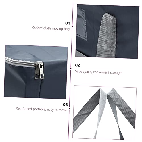 1Pc Extra Oxford Cloth Moving Storage Bag Durable Zippered Bedding Pouch for Clothes and Quilts for Packing and Organizing Essentials