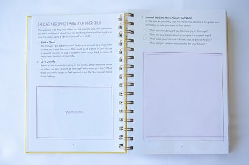 Journals for Women - Inspired to Be Me Journal - Self Care Gifts for Women - Journal Planner with Weekly Intention & Reflection Pages - Gift for Women's Personal Growth & Healing Journey - color: Yellow
