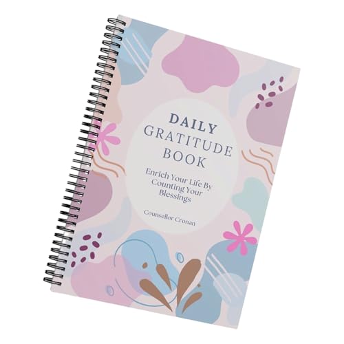 Daily Gratitude Journal Light Weight Portable Planner Notebook for Daily Reflection and Goal Tracking 14x21cm Portable Planner
