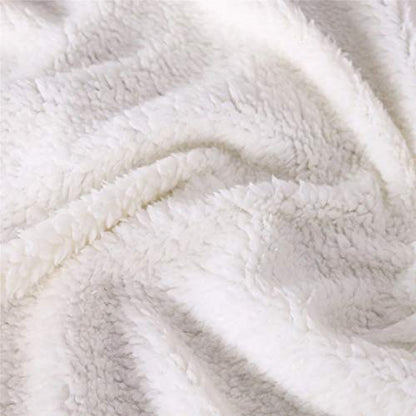 Meditation Throw Blanket | Sherpa Fleece Blanket | Buddha Birth (Large) - size: Large