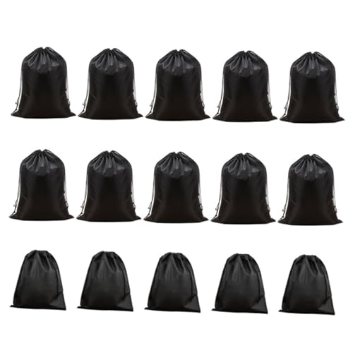 1Set Non Woven Double Drawstring Storage Bag Includes Dustproof Lightweight Portable Organizer for Home Travel