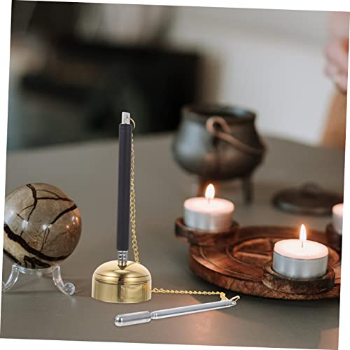 1pc Chime Instrument Buddhist Temple Bells Tibetan Buddhist Decor Meditation Sound Chime Handbell for Meditation