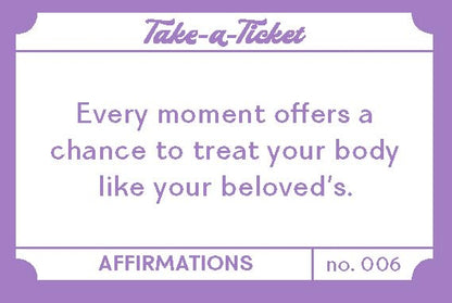 Take a Ticket: Affirmations - 200 Tear-Off Pep Talks