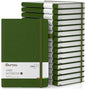 Oucaru Lined Journal Notebook, 16 Pack, 180 Pages, A5 Journals for Writing, 100 GSM Thick Paper, Small Notebooks Daily Journal for Women Men Work, Business, School, Travel Supplies - color: Army Green