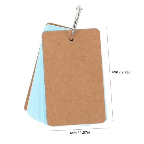 Veemoon 7sets Cute Notepads Blank Flashcards Memo Cards English Vocabulary Cards Japanese Stationery for Study