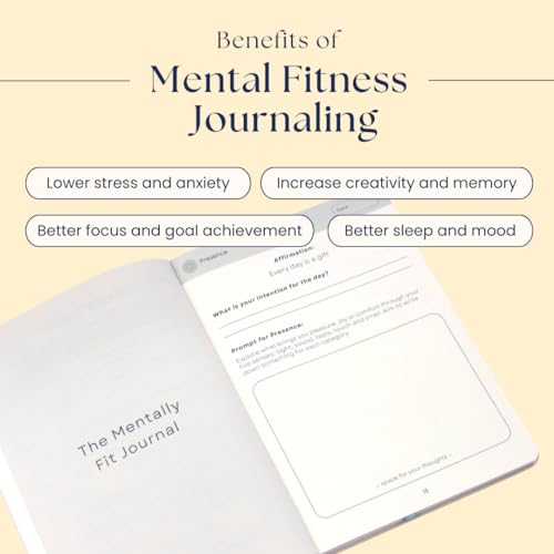 Liberate Daily Gratitude Journal – Guided Mental Fitness Journal for Self-Care, Reflection with Prompts – Undated, 90-Day, Daily Journal - As Seen on Shark Tank