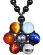 7 Chakra Stones Necklaces for Women Crystals and Healing Stones Balance Meditation Energy Star-Shape Handmade Pendant Necklace