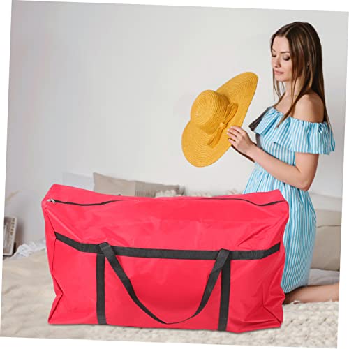 Large Capacity Storage Bag for Moving and Travel Oxford Cloth Packing Bag Handle Extra Large Clothes Organizer for Quilts and Bedding