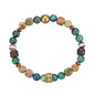 Boho Bead Bracelet for Women, Handmade Natural Stone Gold Silver Beaded Colorful Bracelets Trendy Jewelry Gifts for Lover, Mom, Friends - color: Gold