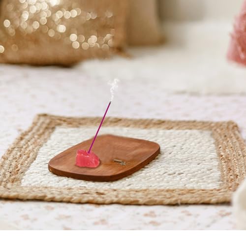Attract Love & Nurture Self | Incense Sticks Crystal Holder Kit | Rose Quartz Gem Stones with 80 Natural Sticks Palo Santo Incense-Stick | Home,Healing,Reiki,Meditation,Yoga & Relaxation - style: Love/Confidence