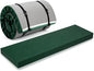 Lyrow 3 Inch 72"x 24" Thick Foldable Yoga Mat with Carry Strap, Non-slip Portable Foam Gym Mat for Yoga, Pilates and Stretching - color: Dark Green