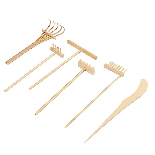 GNIEMCKIN 30 PCS DIY Sand Zen Garden Tools, Mini Zen Garden Rake Sets for Serenity and Spiritual Meditation, Tasteful and Elegant Zen Garden Accessories for Home Decor, and Father or Mother's Gift