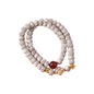 Natural Star Moon Bodhi Bracelet for Women Men Double-loop Winding Star Moon Bead Bracelet Meditatioon Healing Anxiety Relief Energy Buddha Bead Bracelets Birthday Gift - color: Bodhi 124