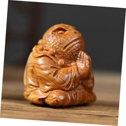 Meditation Wall Decor Thuja Wood Carving Decorative Craft for Bedroom Home
