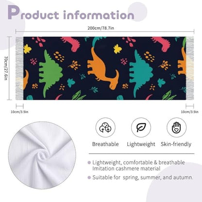 Big Oversized Long Scarves Pashmina Shawl Wrap Women gifts - color: Picture (656)