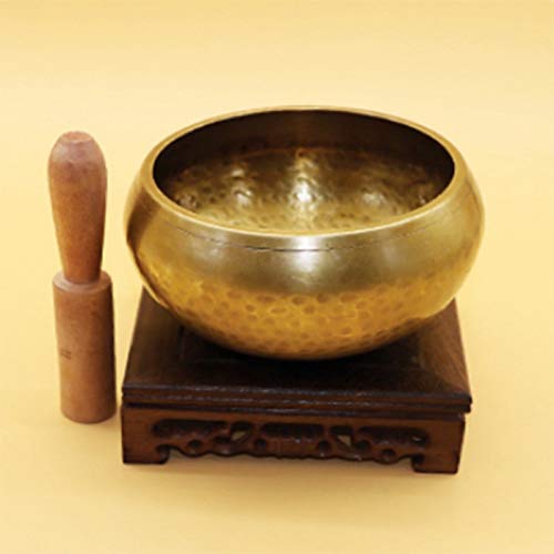 Singing and Relaxing Sound Decoration Board Buddha Yoga Tibetan Bowl(8.5cm) - size: 8.5cm