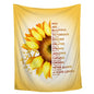 AMITAYUS Yellow Sunflower Prayer Blanket Bible Verse Healing Inspirational Sympathy Fleece Throw Religious Christian Gifts for Women Wife - Womens Gift Ideas - 40''x50'' - color: Christian Bible Verse, size: Small 50"x40