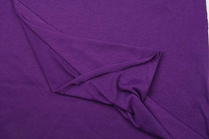 corciova Black Soft Girl Women Infinity Wrap Scarf Stretchy Jersey Knit Sleep Head Circle Scarf Continuous Loop Light Weight - color: 106 Purple