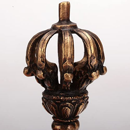 Buddhist Meditation Bell and Dorje Set, Extraordinary Craftsmanship Is Poured Into This Gorgeous Hand Bell To Make It Stand Out From The Crowd