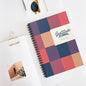 Spiral Gratitude Journal | Matte Geometric Notebook A