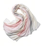 Luxury Cashmere Pashmina Style Shawl - Silk & Wool Blend Scarf, Lightweight Skin-Friendly Wrap - color: Pink + Gray