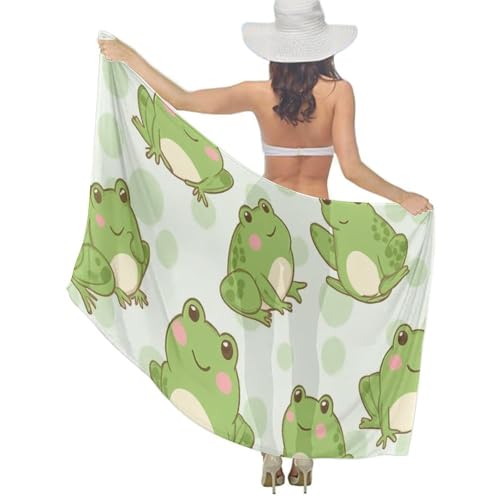 Fashion Travel Swimwear Bikini Wrap All Seasons Chiffon Scarf Beach Yarn Shawl - color: Color984
