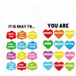 240 Pcs Mental Health Cards Motivational Reading Cards Rewards Prizes Inspirational Gift for Boho Classroom Library Teacher Supplies(I am) - color: positive bright