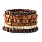 Gothic Bracelet Adjustable Punk Braided Leather Multilayer Grunge Set Bracelets Emo Metal Cuff Wrap Bangles Meaningful Gift - color: J-013
