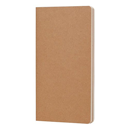 Travel Journal Set - 3 Notebooks for Unforgettable Moments - Soft Cover, Compact Size - 4.3” x 8.2” - 100gsm Paper, 60 Pages/30 Sheets per Journal - Perfect for Travelers - size: H5, style: Plain