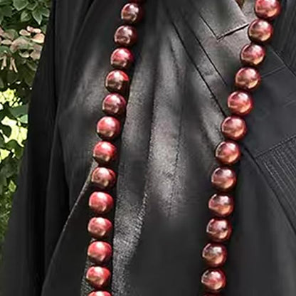 Necklace Wood Buddha Monk Prayer Beads Necklace,Buddha Mens Beaded Wood Bead Necklaces