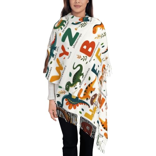 Supdreamc Cashmere Feel Scarf Soft Women Warm Cozy Scarves Multiple Colors - color: Picture (187)