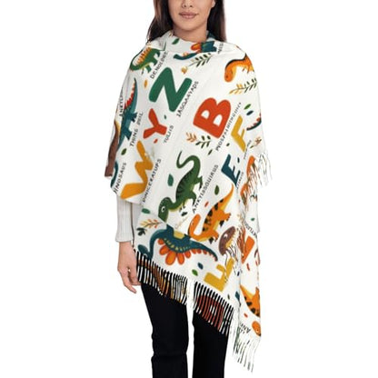 Supdreamc Cashmere Feel Scarf Soft Women Warm Cozy Scarves Multiple Colors - color: Picture (187)