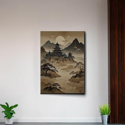 Japanese Wall Art, Minimalist Wall Art, Neutral Abstract Art, Modern Minimalist, Zen Wall Art, Zen Printed Wall Art, Japanese Art Print, Wall Art Canvas, Decor