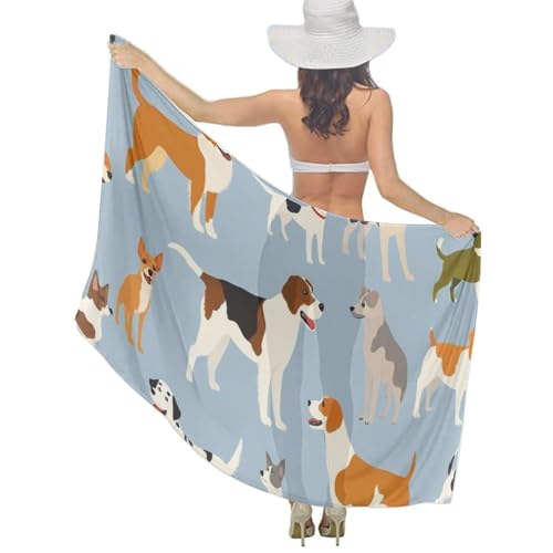Fashion Travel Swimwear Bikini Wrap All Seasons Chiffon Scarf Beach Yarn Shawl - color: Color982