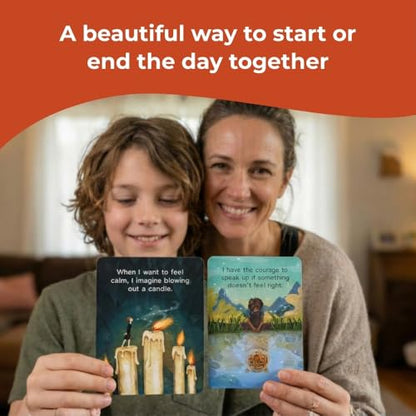 Big Life Journal Dream Affirmation Cards for Kids – 52 Illustrated Positive Message for Kids & Teens with Display Stand – Inspire Gratitude, Confidence & Joy – Gift for Teachers, Family & Friends