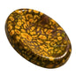 Amazing Gemstone Fruit Jasper Worry Stone Crystals and Healing Stones - Stress Relief Gifts - Piedra Crystal Fidget for Meditation, Relaxation - Unique Stocking Stuffers Birthday Gifts for Women, Men - color: Fruit Jasper
