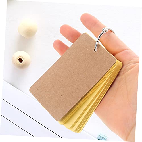 Veemoon 7sets Cute Notepads Blank Flashcards Memo Cards English Vocabulary Cards Japanese Stationery for Study