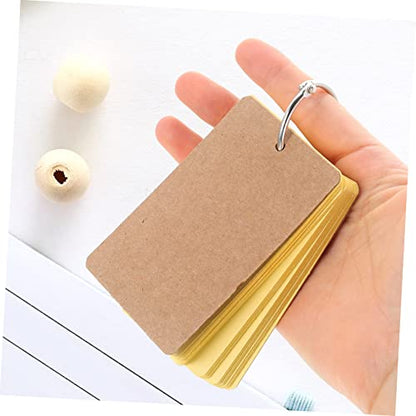Veemoon 7sets Cute Notepads Blank Flashcards Memo Cards English Vocabulary Cards Japanese Stationery for Study