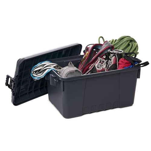 Plano Storage Trunks - color: Charcoal, style: Small - 3 pack